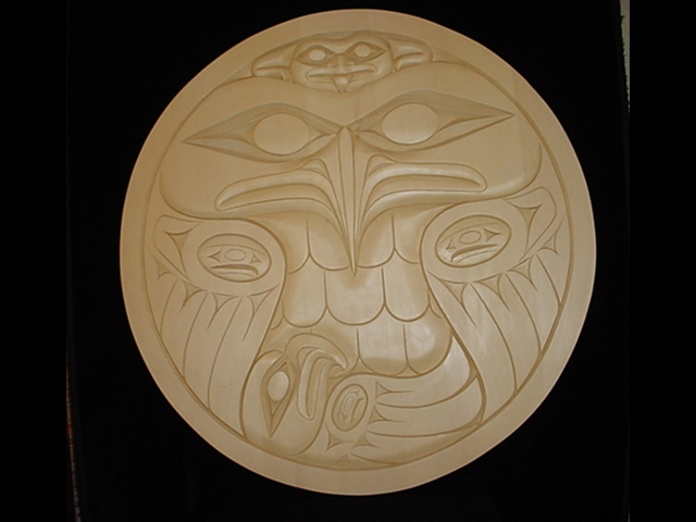 Eagle's Gift - 3' diameter, yellow cedar